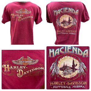 Vintage Harley Davidson T-Shirt, Hacienda, Scottsdale Arizona Size L